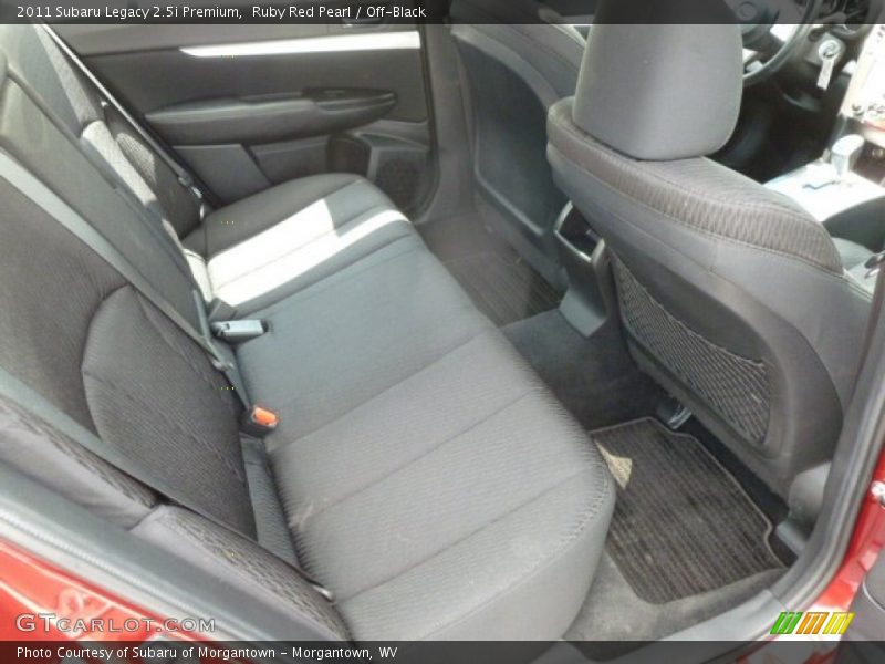 Ruby Red Pearl / Off-Black 2011 Subaru Legacy 2.5i Premium