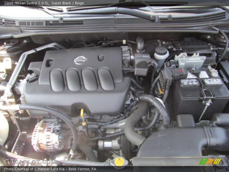 Super Black / Beige 2008 Nissan Sentra 2.0 SL