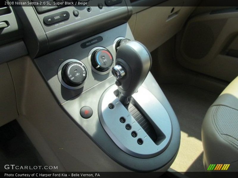 Super Black / Beige 2008 Nissan Sentra 2.0 SL