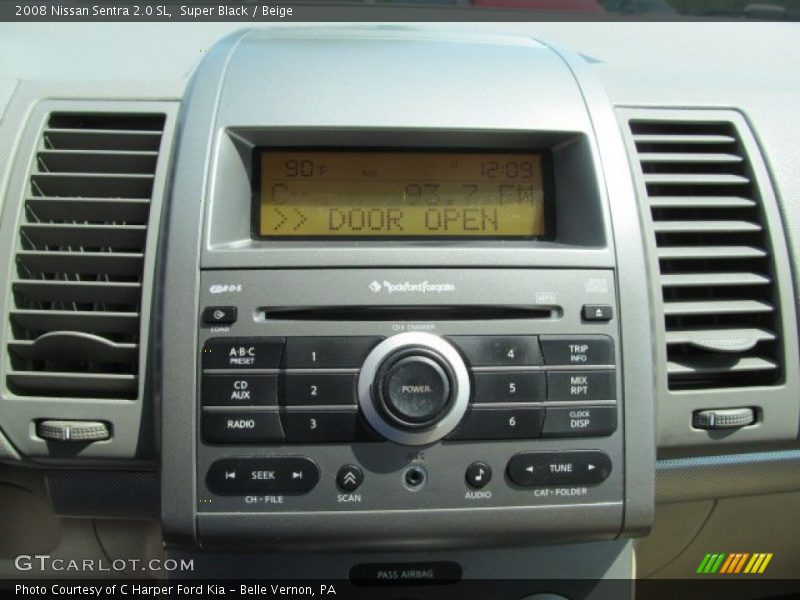 Super Black / Beige 2008 Nissan Sentra 2.0 SL