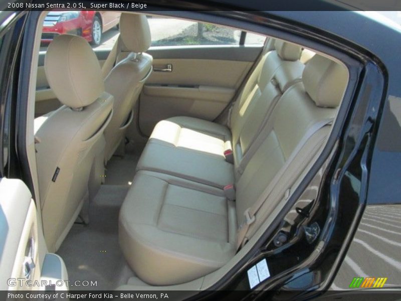 Super Black / Beige 2008 Nissan Sentra 2.0 SL