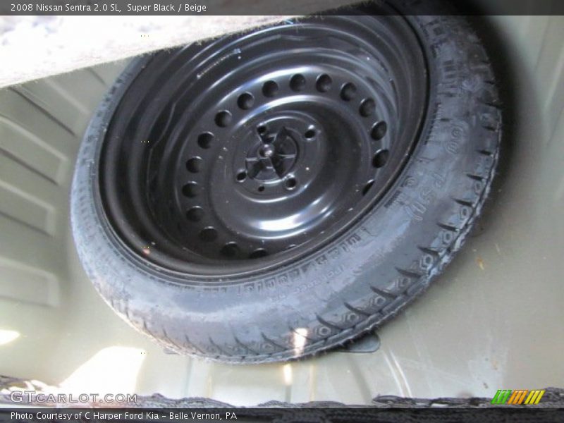 Super Black / Beige 2008 Nissan Sentra 2.0 SL