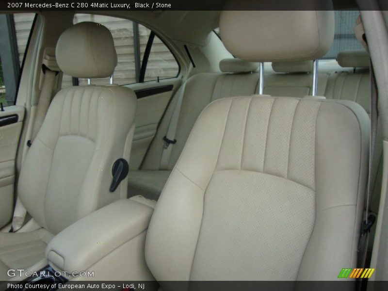 Black / Stone 2007 Mercedes-Benz C 280 4Matic Luxury