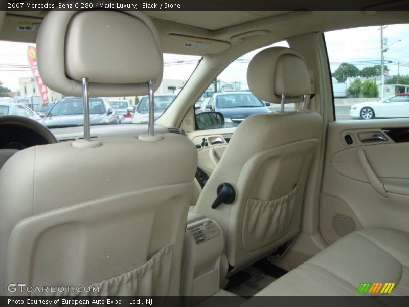 Black / Stone 2007 Mercedes-Benz C 280 4Matic Luxury