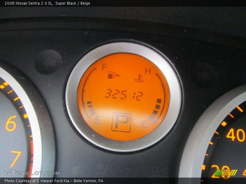Super Black / Beige 2008 Nissan Sentra 2.0 SL
