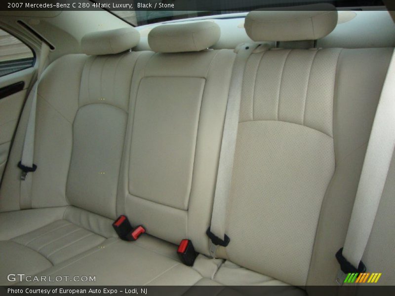 Black / Stone 2007 Mercedes-Benz C 280 4Matic Luxury
