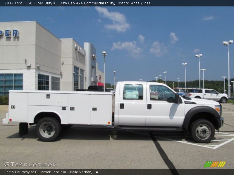  2012 F550 Super Duty XL Crew Cab 4x4 Commercial Utility Oxford White