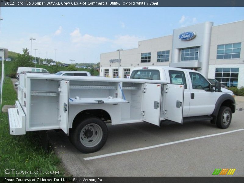  2012 F550 Super Duty XL Crew Cab 4x4 Commercial Utility Oxford White