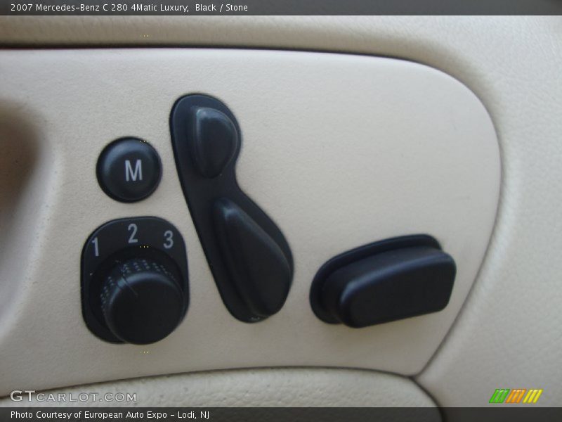 Black / Stone 2007 Mercedes-Benz C 280 4Matic Luxury