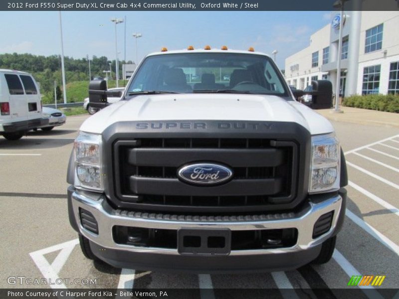  2012 F550 Super Duty XL Crew Cab 4x4 Commercial Utility Oxford White
