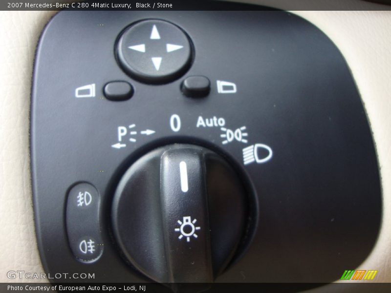 Black / Stone 2007 Mercedes-Benz C 280 4Matic Luxury