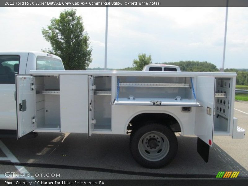 Oxford White / Steel 2012 Ford F550 Super Duty XL Crew Cab 4x4 Commercial Utility