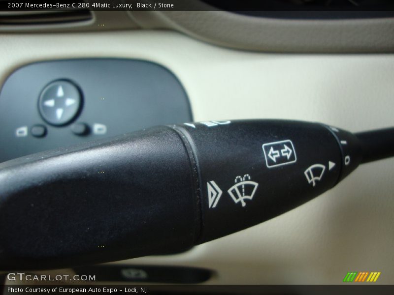 Black / Stone 2007 Mercedes-Benz C 280 4Matic Luxury