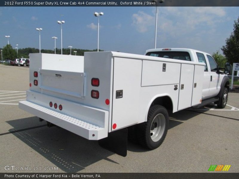  2012 F550 Super Duty XL Crew Cab 4x4 Commercial Utility Oxford White