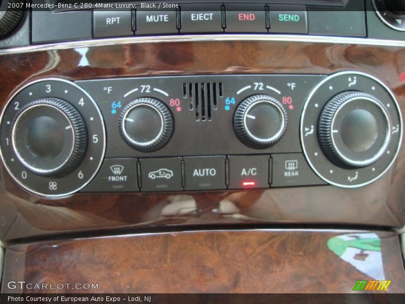 Black / Stone 2007 Mercedes-Benz C 280 4Matic Luxury