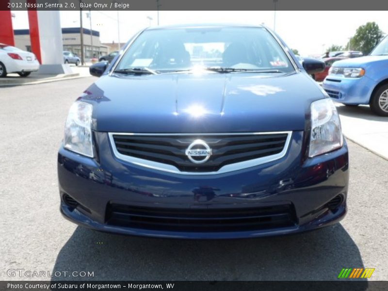 Blue Onyx / Beige 2012 Nissan Sentra 2.0