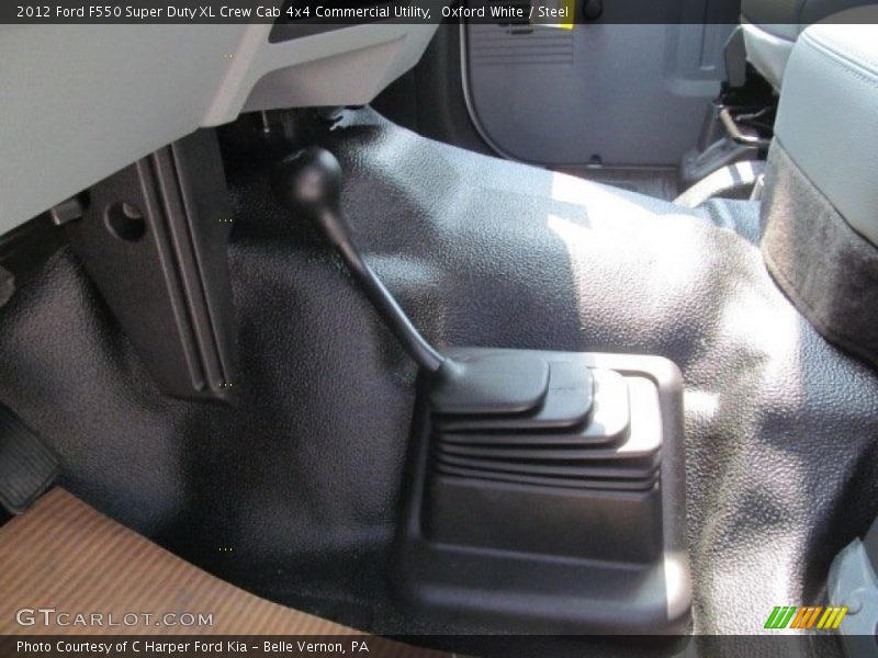 Oxford White / Steel 2012 Ford F550 Super Duty XL Crew Cab 4x4 Commercial Utility