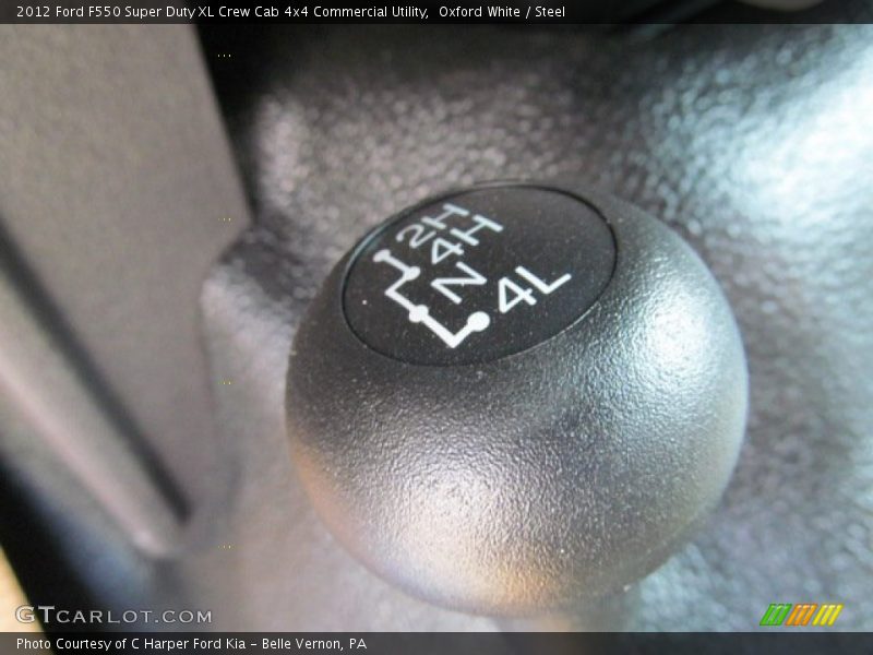 Oxford White / Steel 2012 Ford F550 Super Duty XL Crew Cab 4x4 Commercial Utility