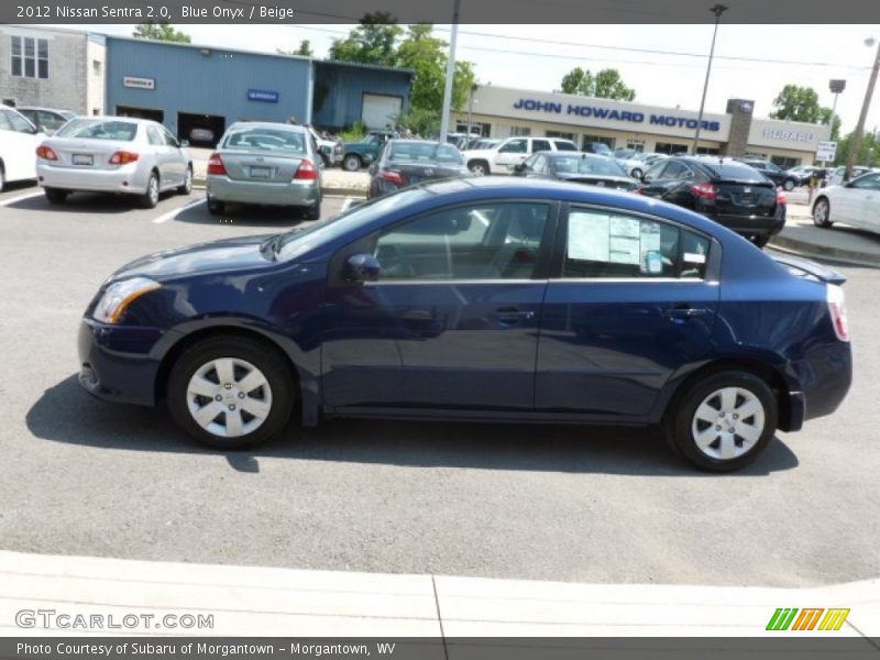 Blue Onyx / Beige 2012 Nissan Sentra 2.0