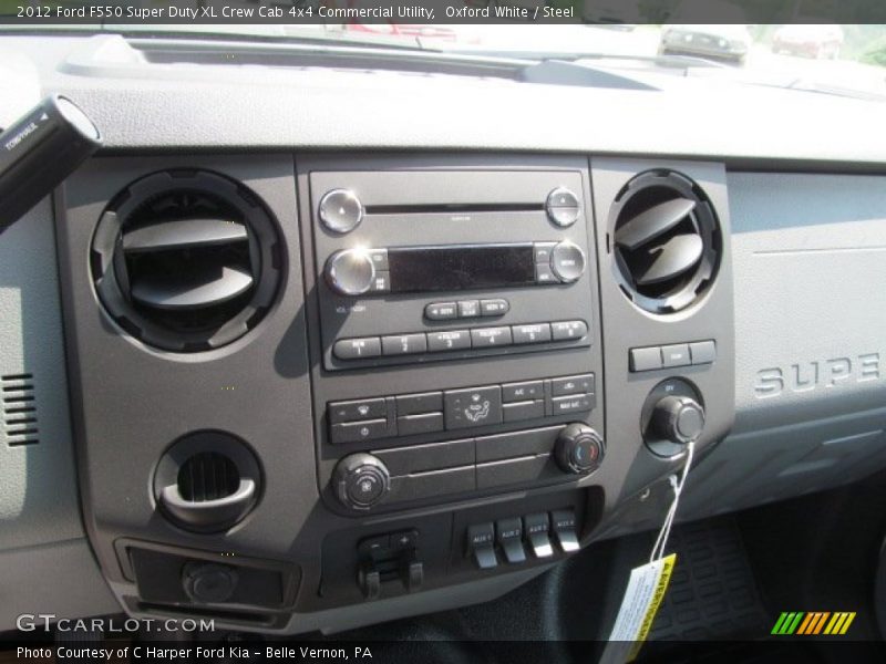 Controls of 2012 F550 Super Duty XL Crew Cab 4x4 Commercial Utility