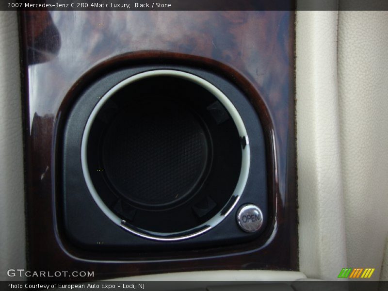 Black / Stone 2007 Mercedes-Benz C 280 4Matic Luxury