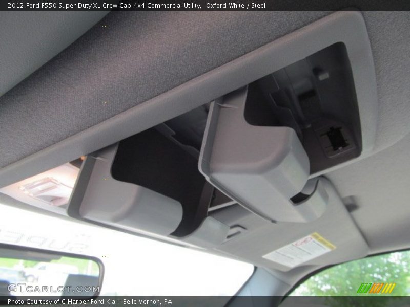 Oxford White / Steel 2012 Ford F550 Super Duty XL Crew Cab 4x4 Commercial Utility