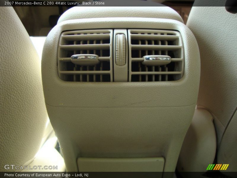 Black / Stone 2007 Mercedes-Benz C 280 4Matic Luxury