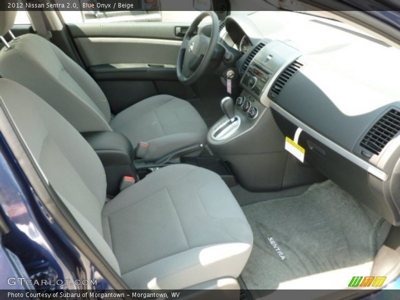Blue Onyx / Beige 2012 Nissan Sentra 2.0