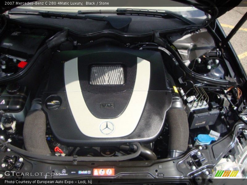 Black / Stone 2007 Mercedes-Benz C 280 4Matic Luxury