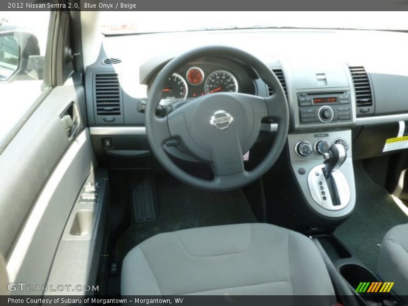 Blue Onyx / Beige 2012 Nissan Sentra 2.0