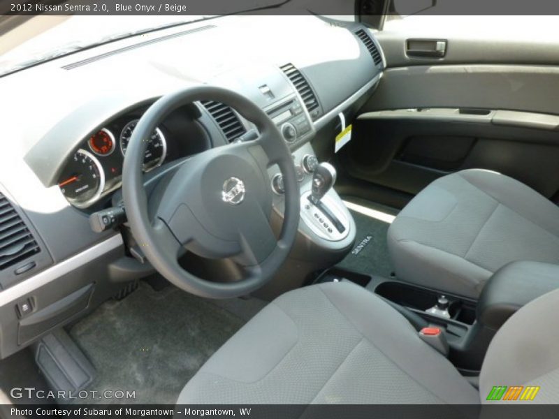 Blue Onyx / Beige 2012 Nissan Sentra 2.0