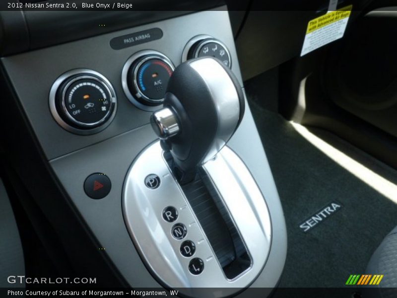 Blue Onyx / Beige 2012 Nissan Sentra 2.0