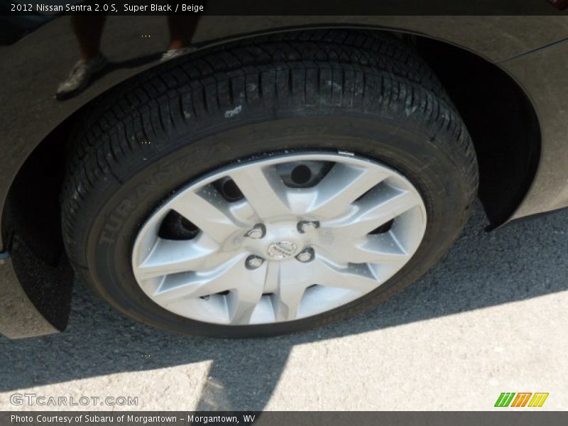 Super Black / Beige 2012 Nissan Sentra 2.0 S