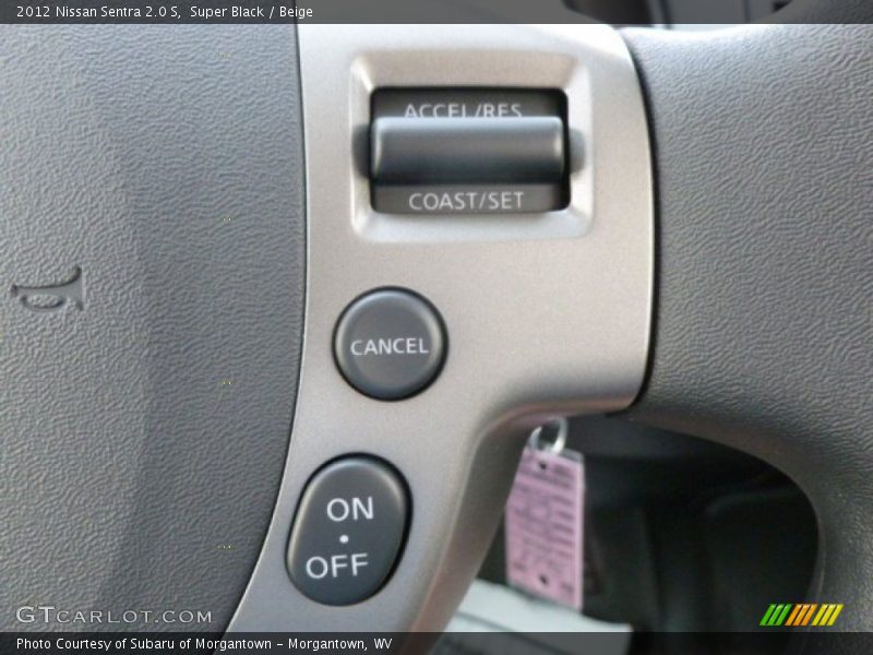 Super Black / Beige 2012 Nissan Sentra 2.0 S