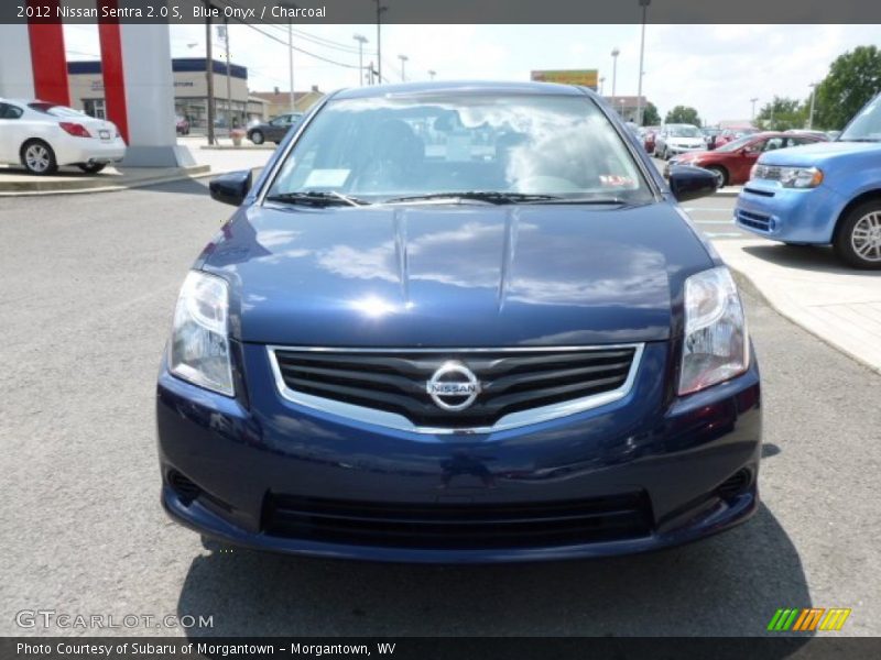 Blue Onyx / Charcoal 2012 Nissan Sentra 2.0 S