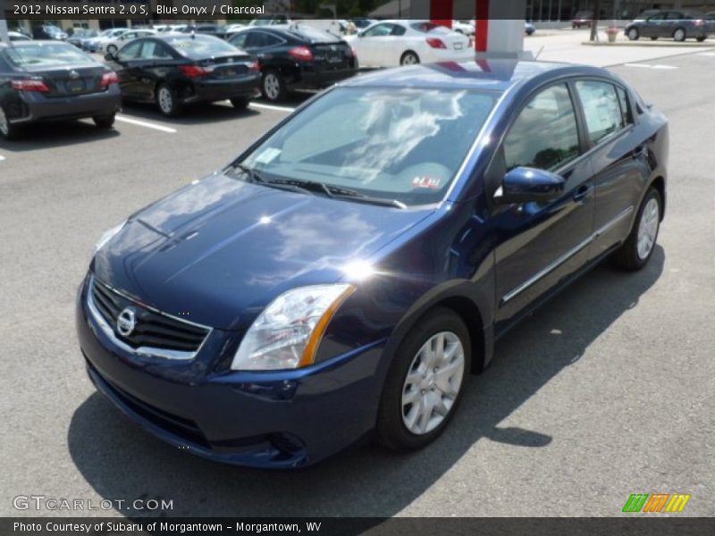Blue Onyx / Charcoal 2012 Nissan Sentra 2.0 S