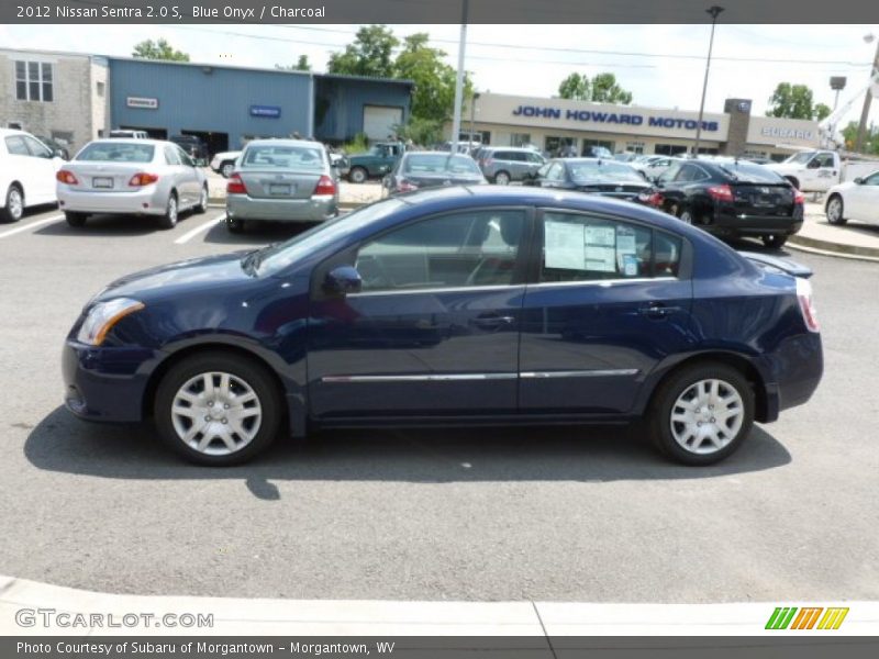 Blue Onyx / Charcoal 2012 Nissan Sentra 2.0 S
