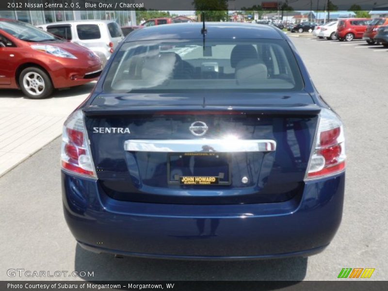 Blue Onyx / Charcoal 2012 Nissan Sentra 2.0 S