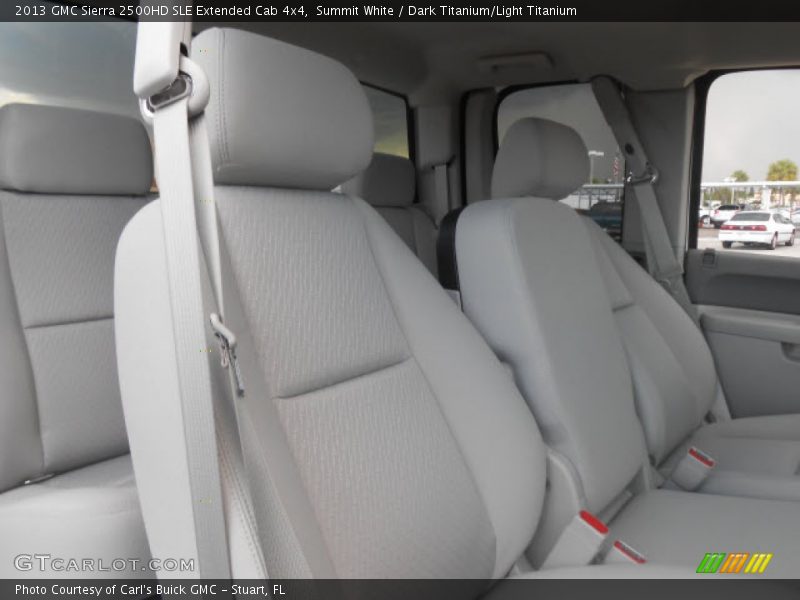 Summit White / Dark Titanium/Light Titanium 2013 GMC Sierra 2500HD SLE Extended Cab 4x4