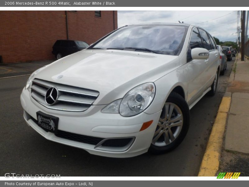 Alabaster White / Black 2006 Mercedes-Benz R 500 4Matic