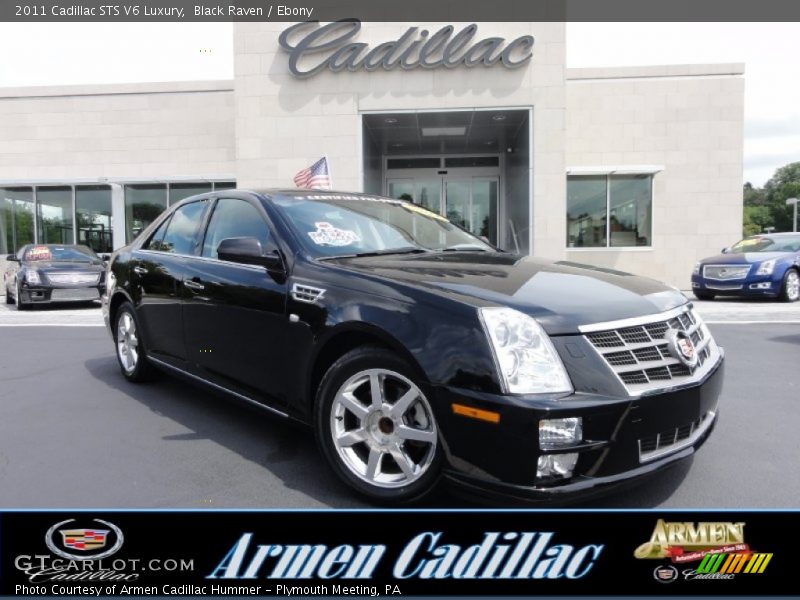 Black Raven / Ebony 2011 Cadillac STS V6 Luxury