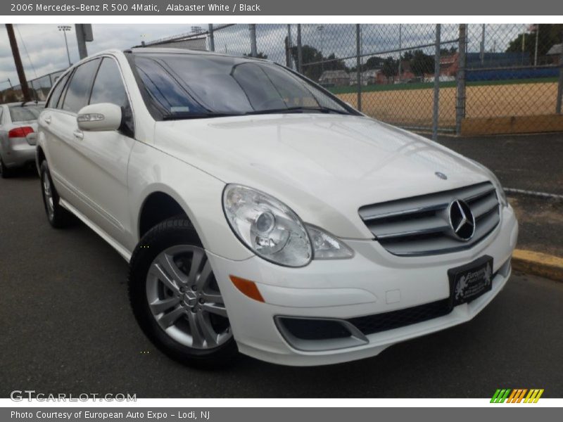 Alabaster White / Black 2006 Mercedes-Benz R 500 4Matic