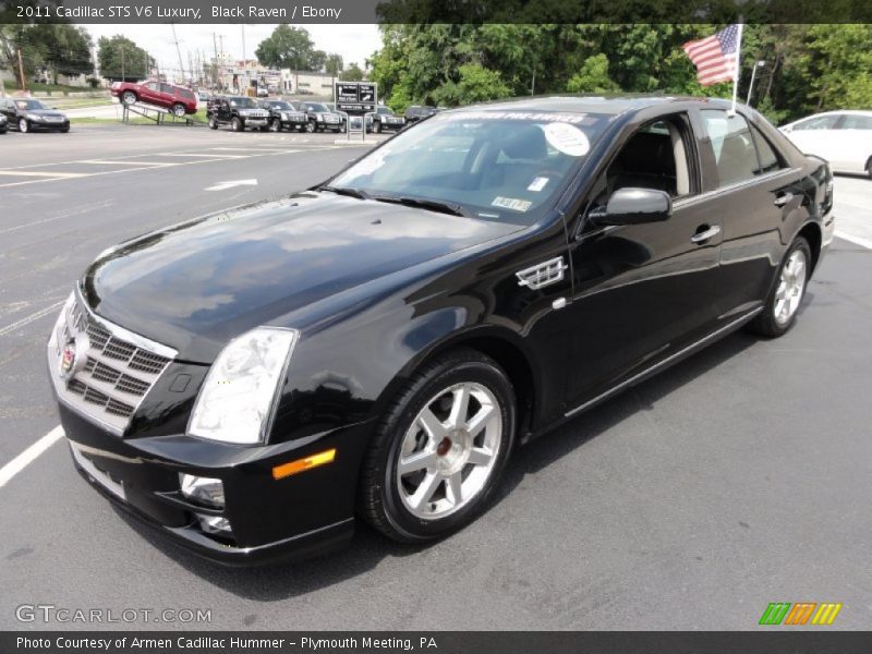 Black Raven / Ebony 2011 Cadillac STS V6 Luxury