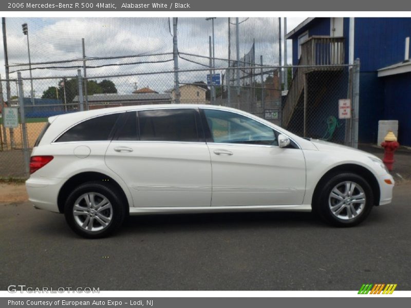 Alabaster White / Black 2006 Mercedes-Benz R 500 4Matic