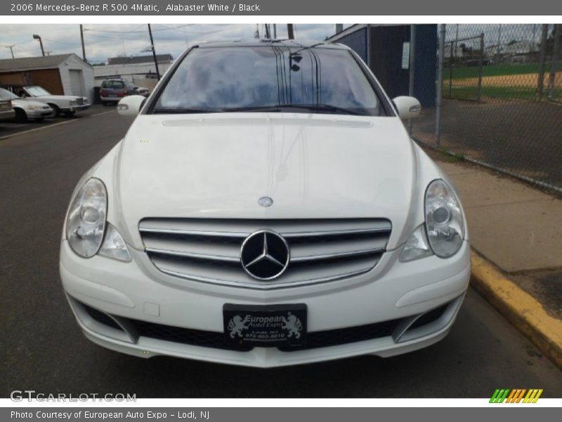 Alabaster White / Black 2006 Mercedes-Benz R 500 4Matic