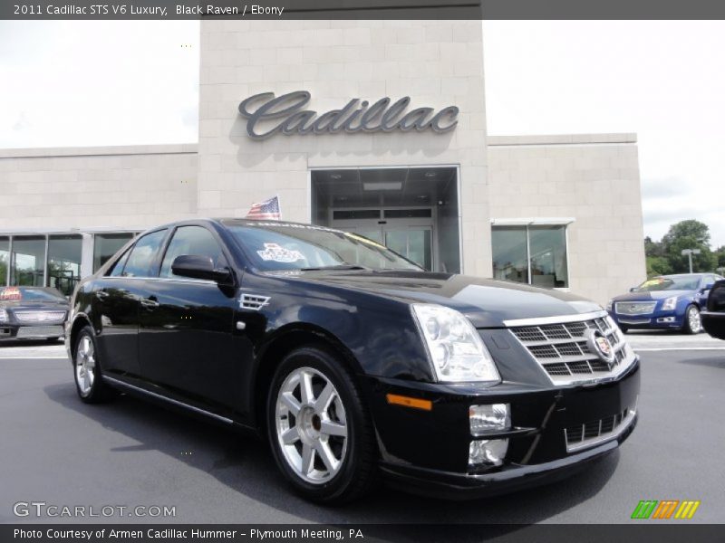 Black Raven / Ebony 2011 Cadillac STS V6 Luxury