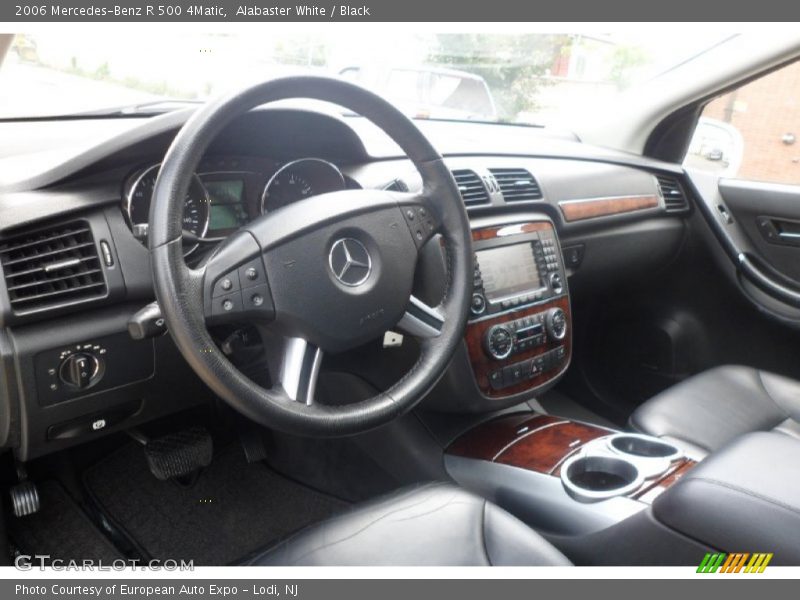 Alabaster White / Black 2006 Mercedes-Benz R 500 4Matic