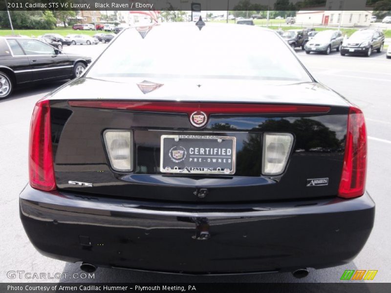Black Raven / Ebony 2011 Cadillac STS V6 Luxury