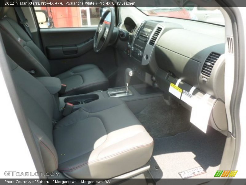 Avalanche White / Pro 4X Gray Leather 2012 Nissan Xterra Pro-4X 4x4