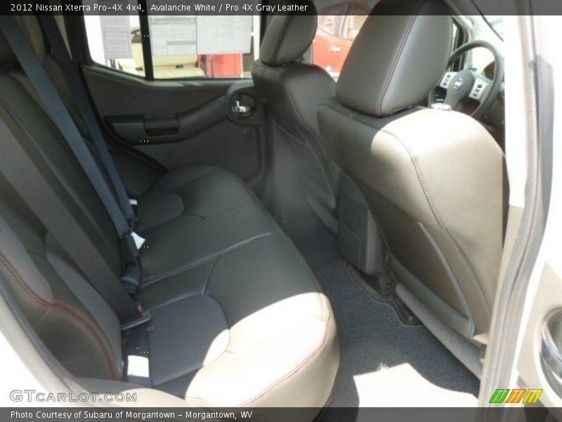Avalanche White / Pro 4X Gray Leather 2012 Nissan Xterra Pro-4X 4x4